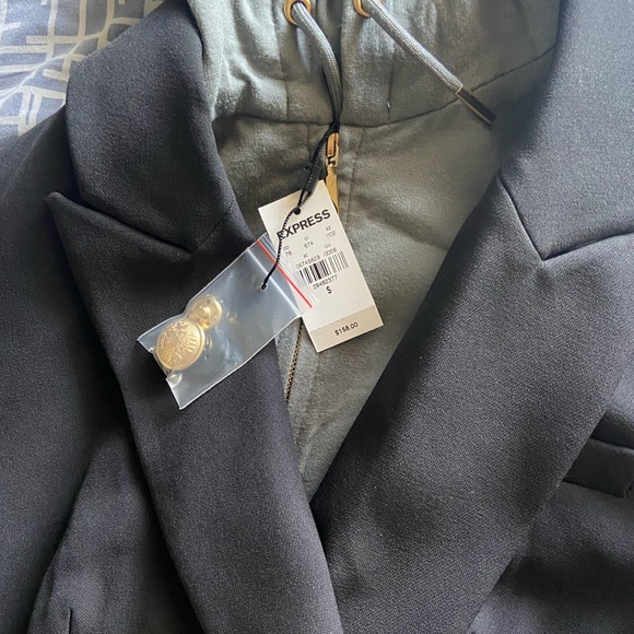 Express Supersoft Twill Blazer - Picture 2 of 4